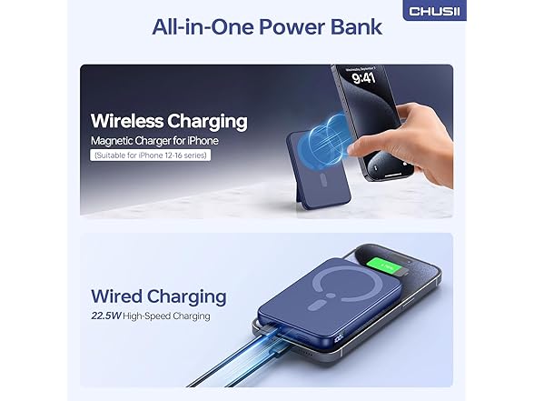 CHUSII Wireless Power Bank