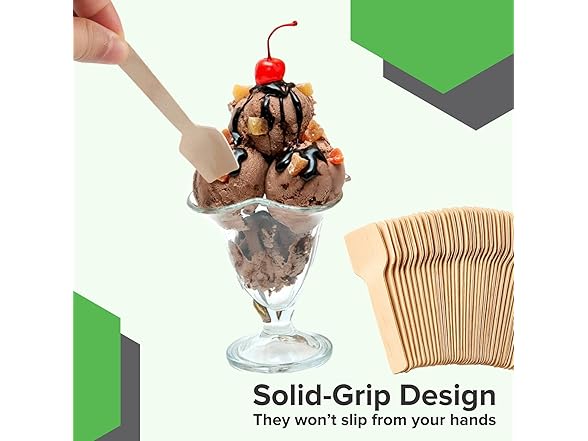 Perfect Stix Mini Wooden Tasting Spoons, 200ct