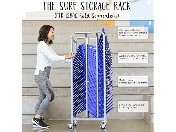 ECR4Kids The Surf Portable Lap Desk