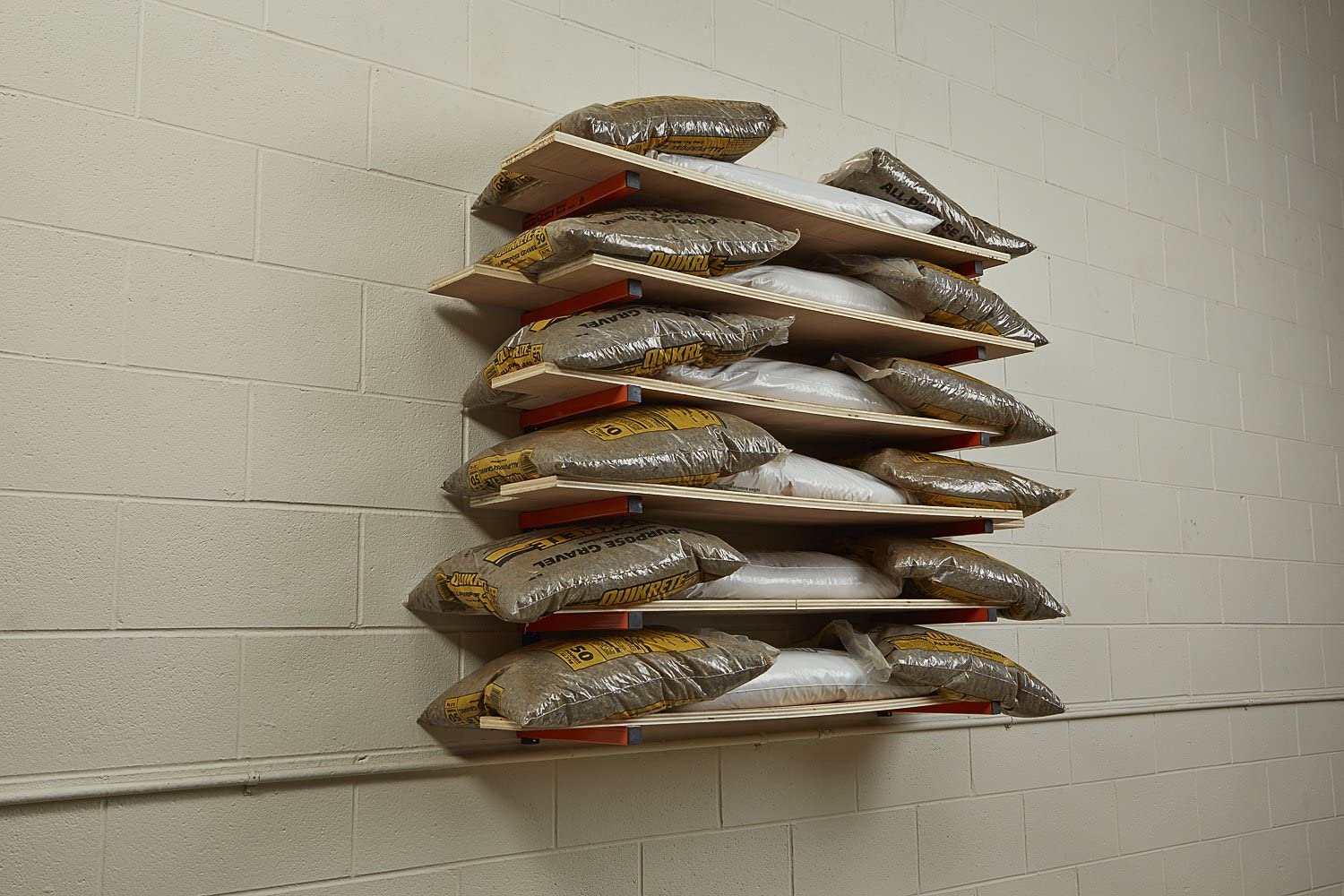 Bora Wood Organizer Storage Metal Rack w/ 6-Level - Gallery 16