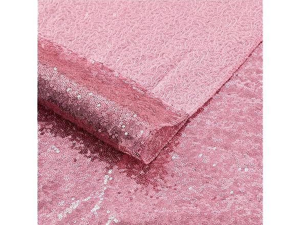 SoarDream Blush Pink Sequin Backdrop 6 Panels - Gallery 6