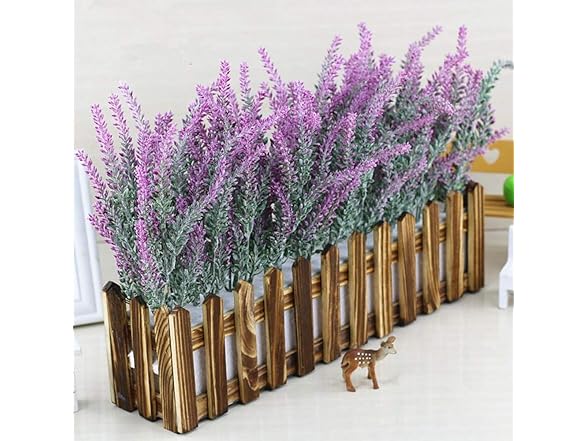 TENCHY 12 Bundles Artificial Lavender