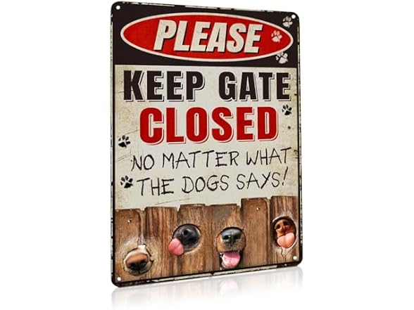 TSHIRTAMAZING Keep Gate Closed Sign