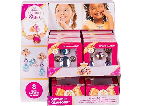 Disney Princess Style Collection 16 Pack Bulk Party Favors