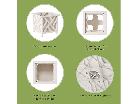 Pure Garden Lattice Design Planter