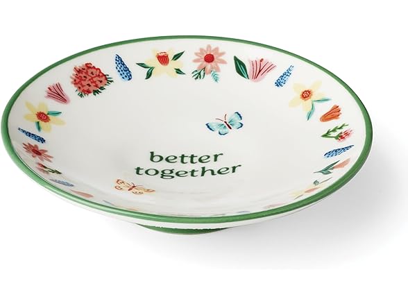 Oneida First Blooms Ring Dish