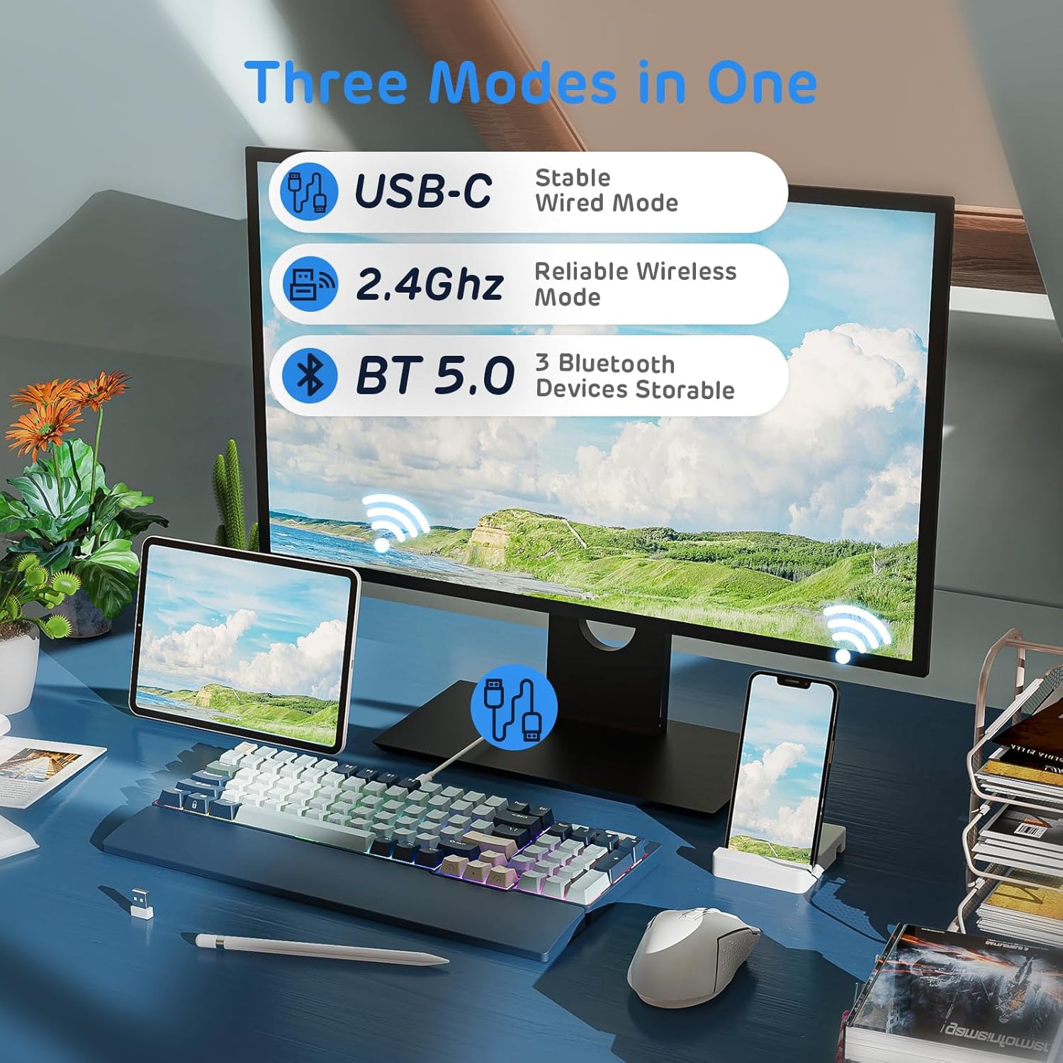 RK96 RGB Limited Wireless Mechanical Keyboard - Gallery 18