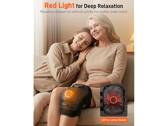 Musugy Knee Massager Heat Red Light