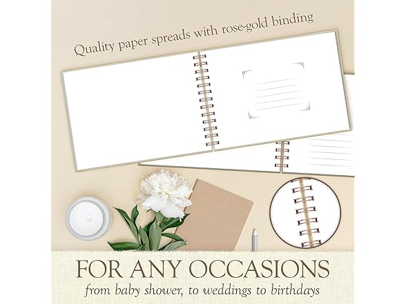 Minicho Guest Book - Simple and Elegant