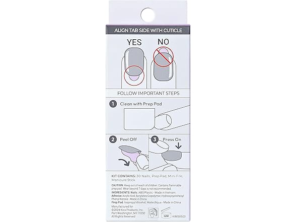 KISS imPRESS No Glue Mani Press On Nails 'Before Sunrise'