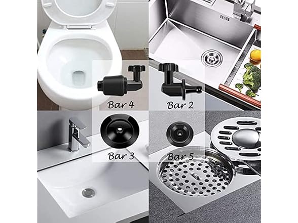 New Innovation Manual Drain Cleaner, Toilet Plunger