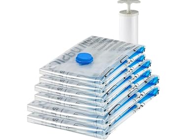 $11.99, Was $17.59, 31% Off! Amazon Basics Multiple Vacuum Compression Bags dealfomo
