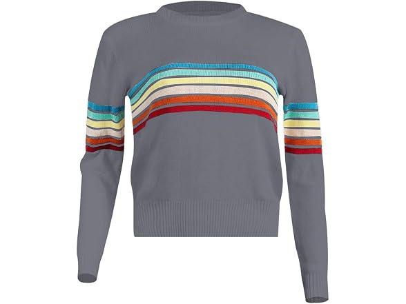 Ecowish Girls (S) Sweater Rainbow Colorful Tops