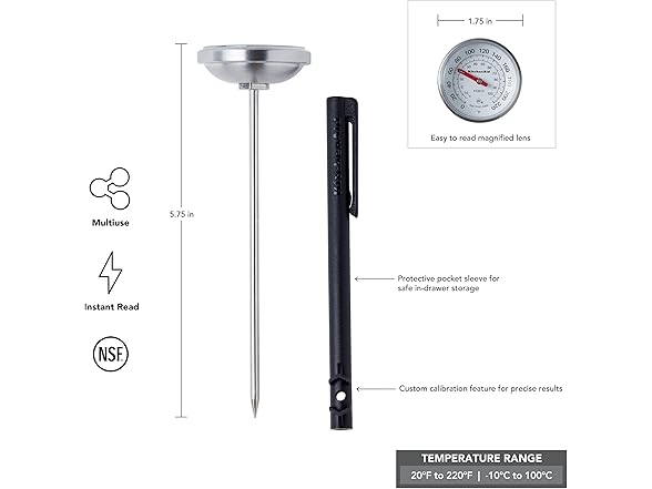 KitchenAid Instant Read Food and Meat Thermometer