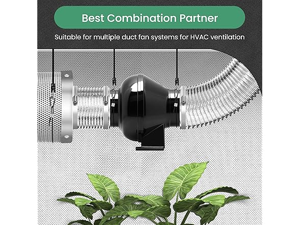 InfiniPower Flexible 6-Inch Aluminum Ducting