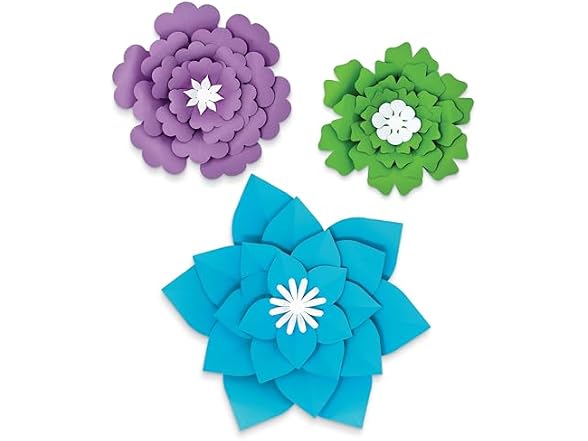 Carson Dellosa Creatively Inspired 3-Piece 3D Large Flowers