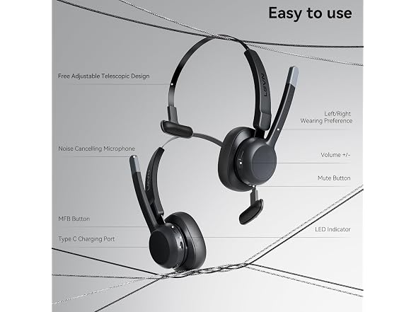 LEVN Trucker Bluetooth Headset