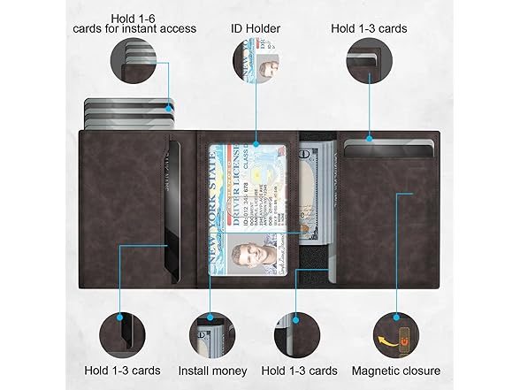 Pop up Card Holder for Men
