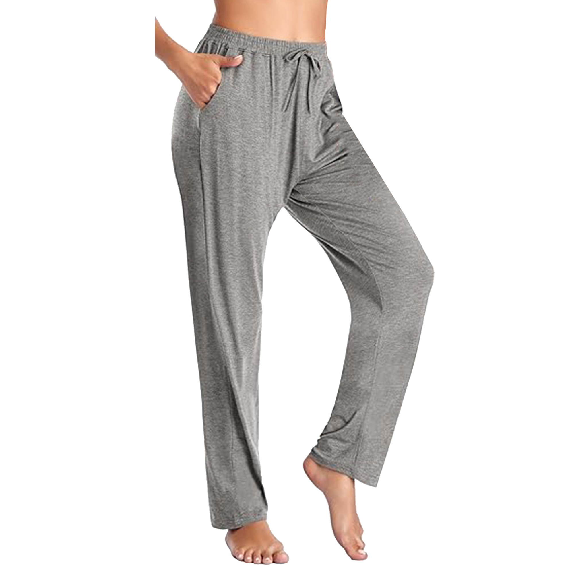 5Pk Womens Loose Fit Lounge Pants - Gallery 19