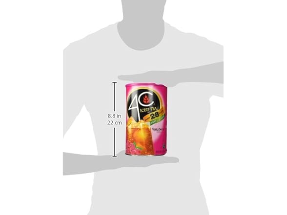 4C Instant Iced Tea Mix, Raspberry 70.3