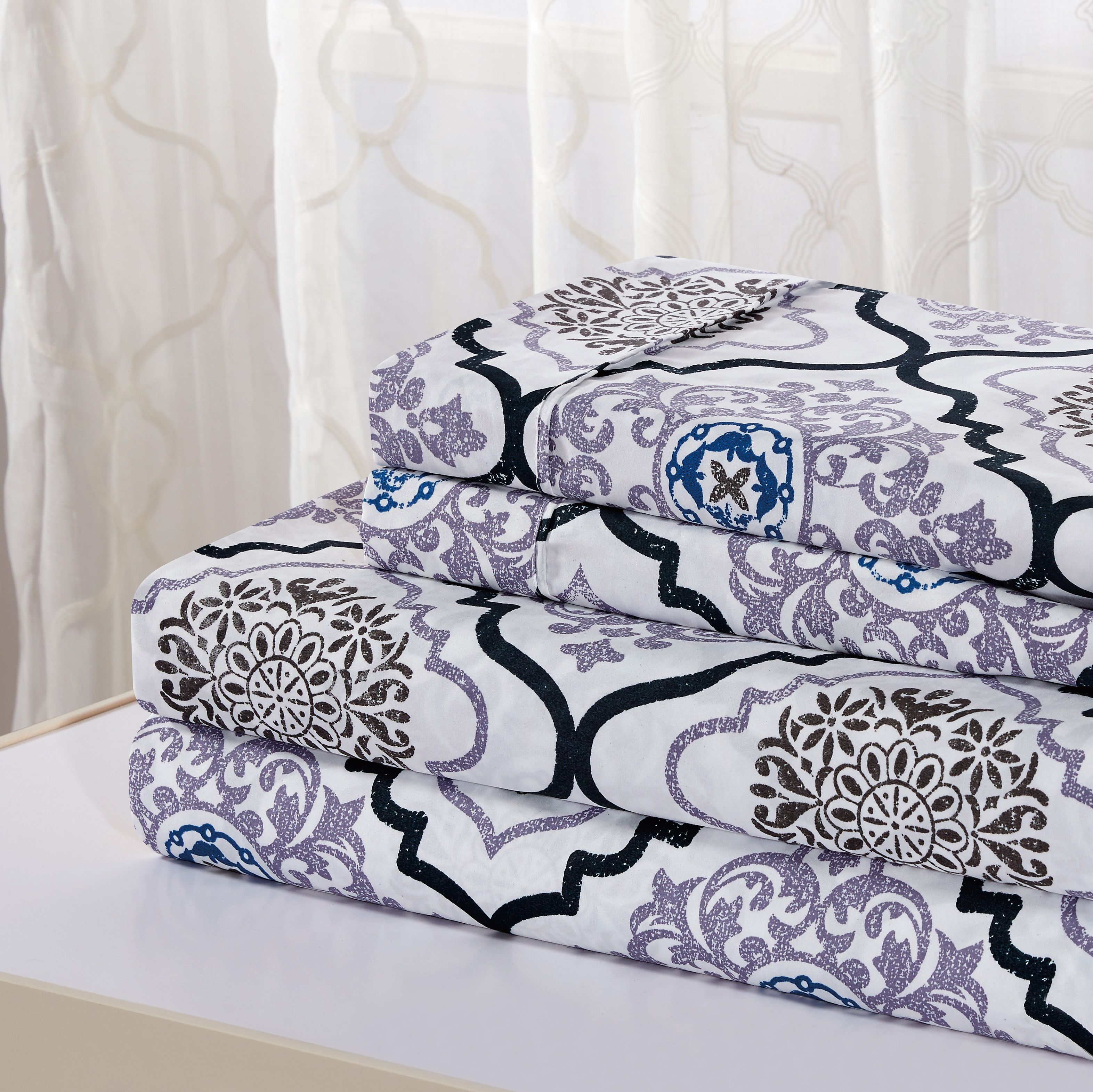 1800TC Egyptian Luxury 4-PC Sheet Set - Gallery 23