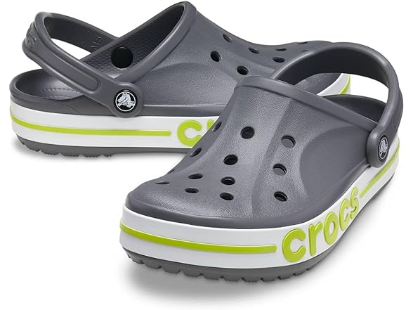 Crocs Bayaband Unisex Clog Slate Grey/Lime Punch