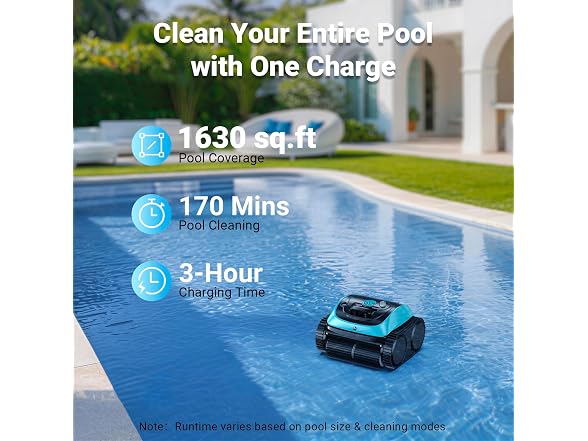 WINNY POOL CLEANER C1 Cordless Robotic Pool Vacuum