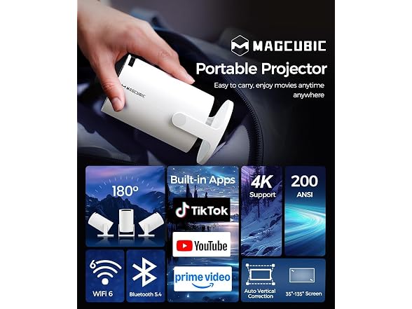 Magcubic HY300-TP 4K Ultra Portable Projector
