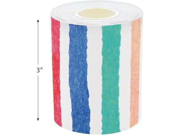 Teacher Created Resources Watercolor Stripes Border