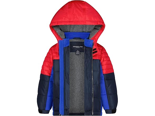 London Fog Boys (3T) Heavyweight Hooded Fleece