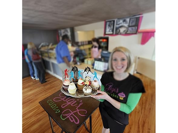 Gyufise  Boxing Player Cupcake Topper