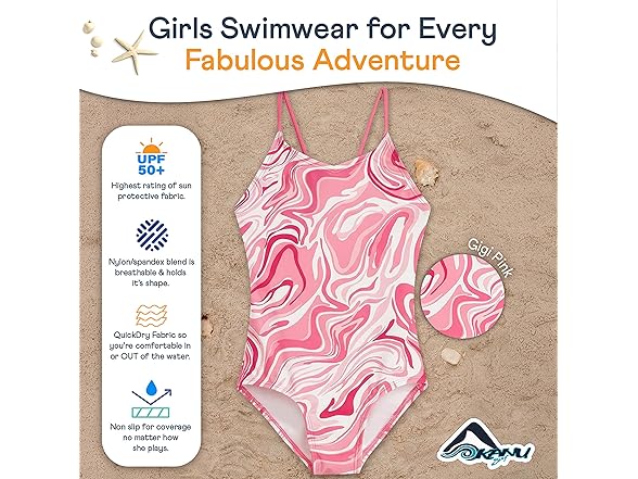 Kanu Surf Hurricane Beach Sport UPF 50 Swimsuit