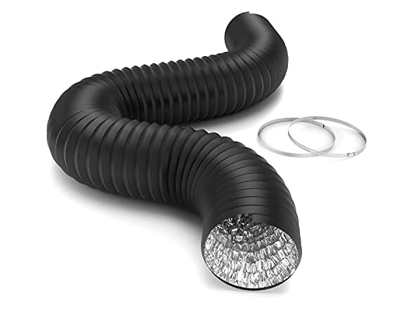 iPower Flexible 6 Inch 8 Feet Aluminum Ducting