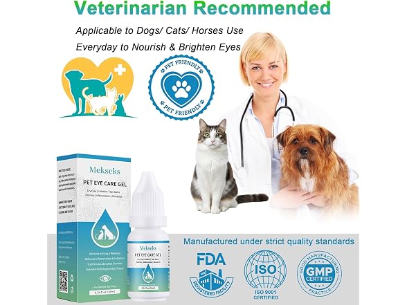 Mekseks Pet Eye Care Gel Drop for Dogs - Gallery 8