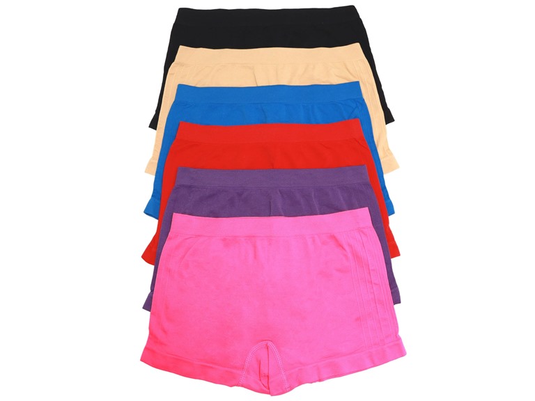 Tagless Multi-Colored Boxer Panties