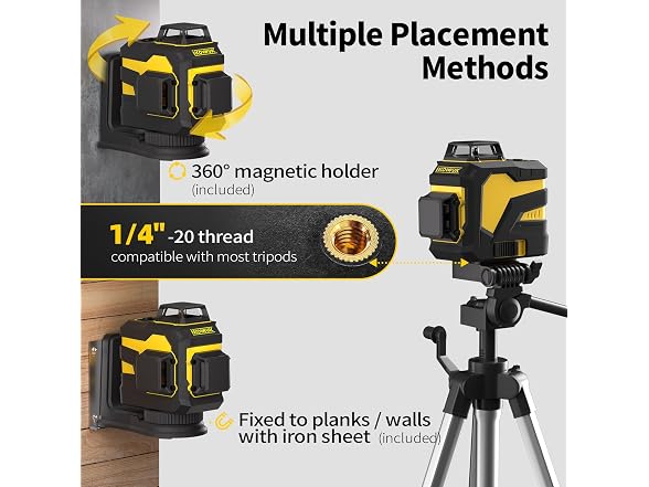 IKOVWUK 12-Line Laser Level 5200mAh