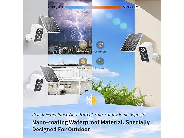 3-Link Solar Security Cameras