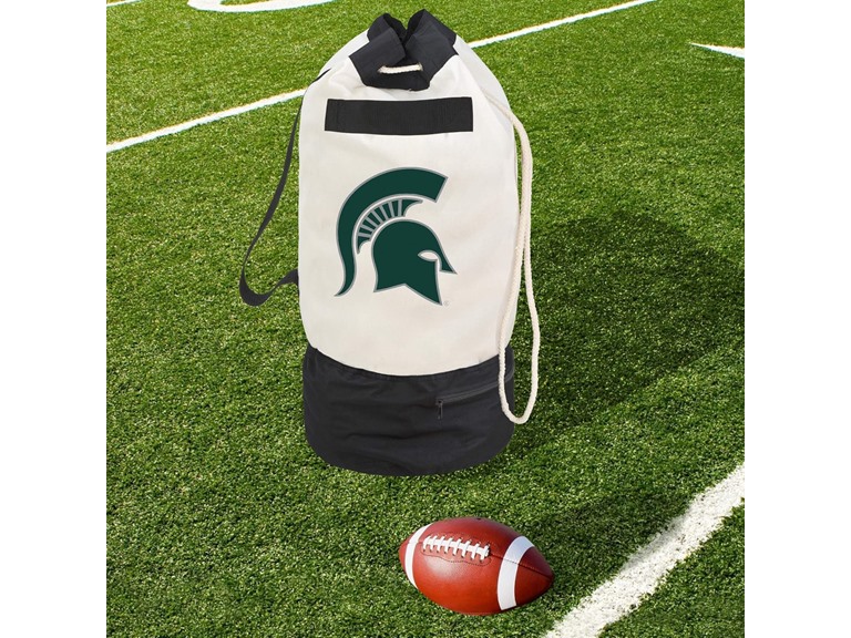 Smart Design Collegiate Heavy Duty Duffel Bag with Two Compartments 15 x 30 inch Canvas Officially Licensed Logo
