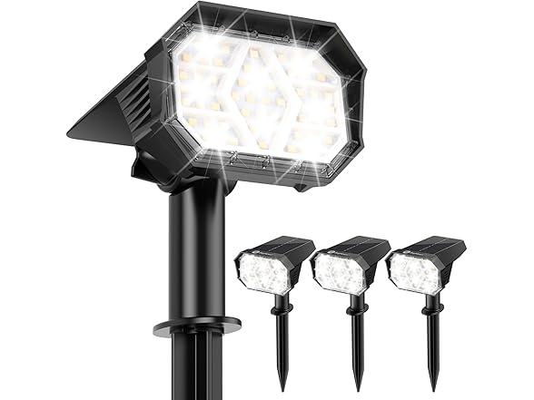 Brightown Solar Spot Lights Outdoor