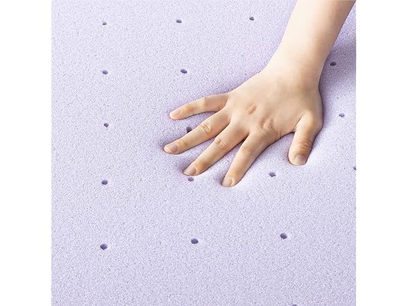 Mellow 3 Inch Ventilated Memory Foam Mattress Topper