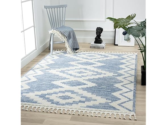 Moroccan Geometric Area Rug