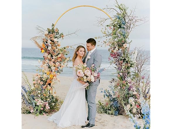 yumiaohe Metal Wedding Balloon Arch