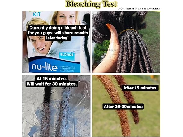 Loceast 6 Inch 0.2cm Width Loc Extension