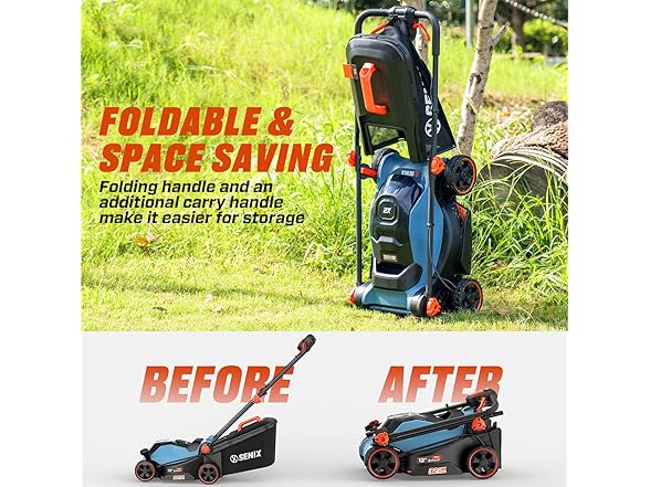 13" 20V Cordless Lawn Mower