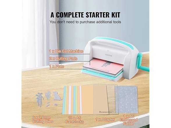 Manual Die Cutting & Embossing Machine 9inch