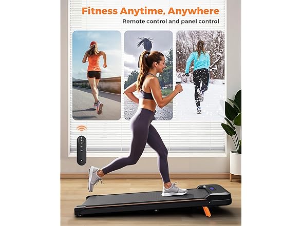 AIRHOT 3in1 Walking Pad - 2.5HP Walking Pad Treadmill with 6% Incline, LED Display, Remote Control, Portable Treadmill for Home Office, Support Jogging/Running/Climbing (Open Box)
