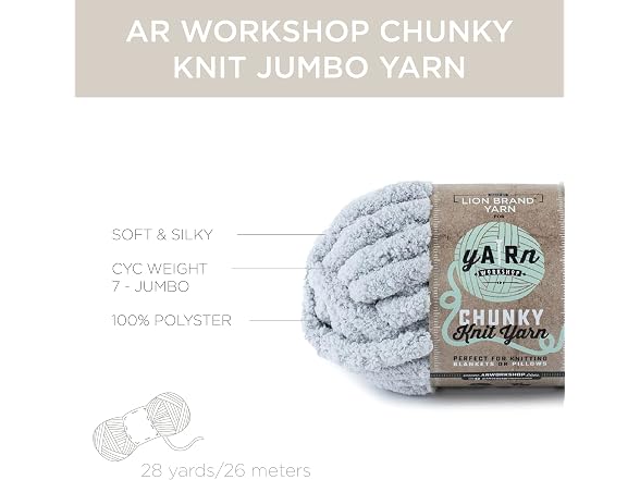 Lion Brand Yarn, AR Workshop Chunky Knit