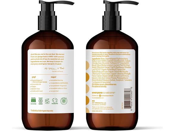 Everyone Liquid Hand Soap Meyer Lemon and