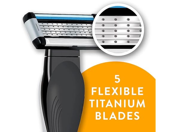 BIC US 5-Blade Unisex Shaving Razor For Men a