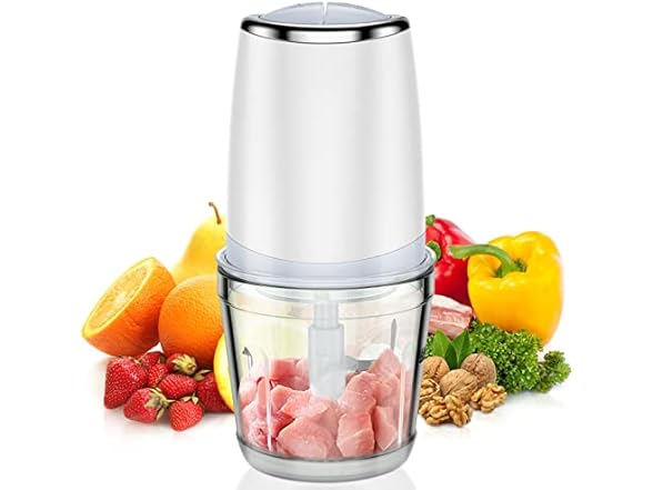 Electric Food Chopper 2.5Cup Glass